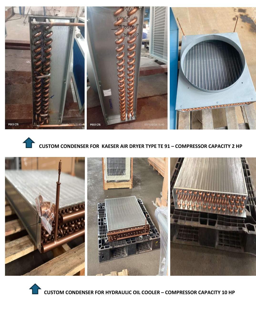 Pabrikasi Custom Condenser Kaeser Air Dryer TE 91