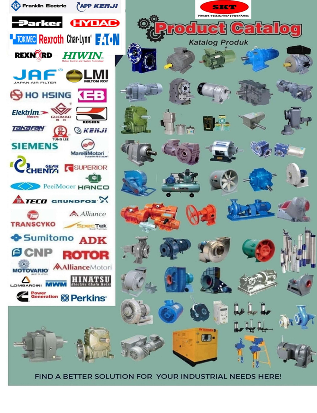 Katalog Suku Cadang Mesin Industri SKT